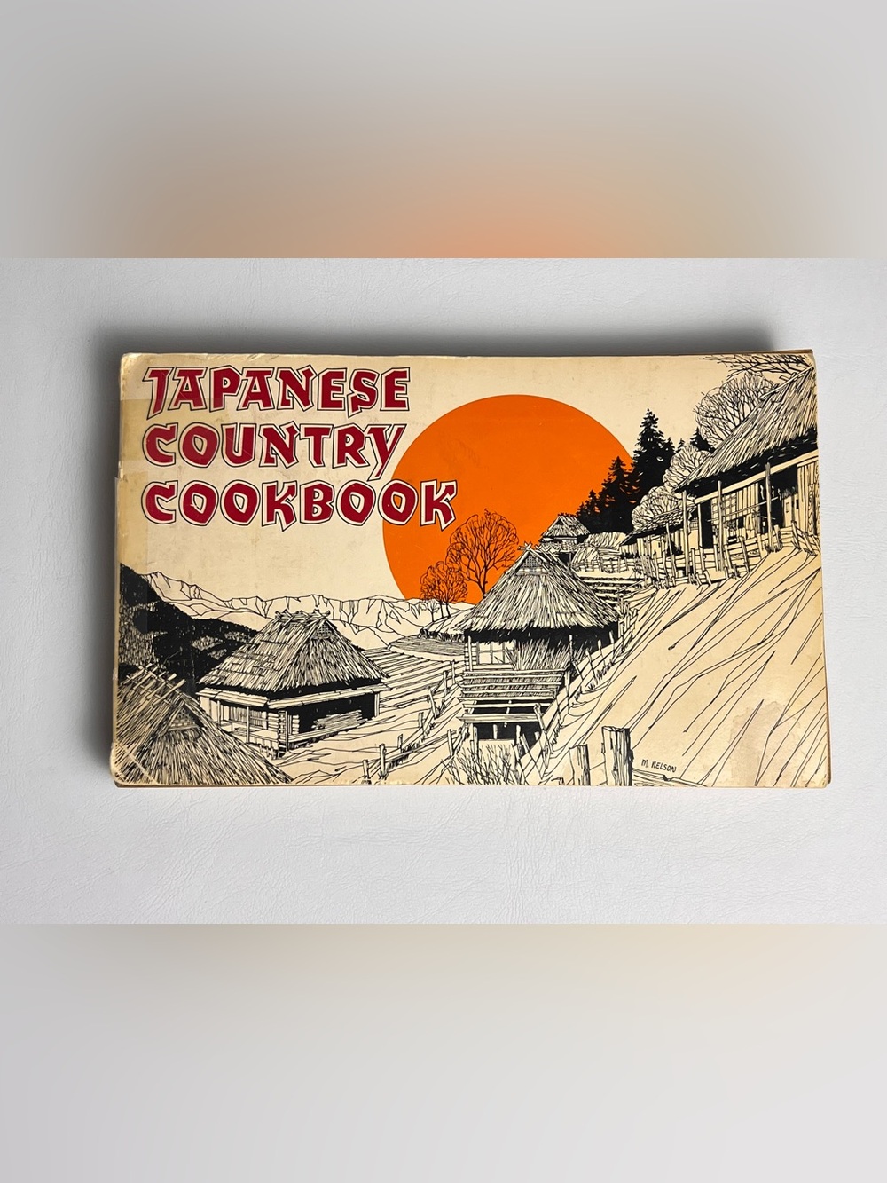 VTG Japanese Country Cookbook Russ Rudzinski  1969 1st Ed Paperback Nitty Gritty